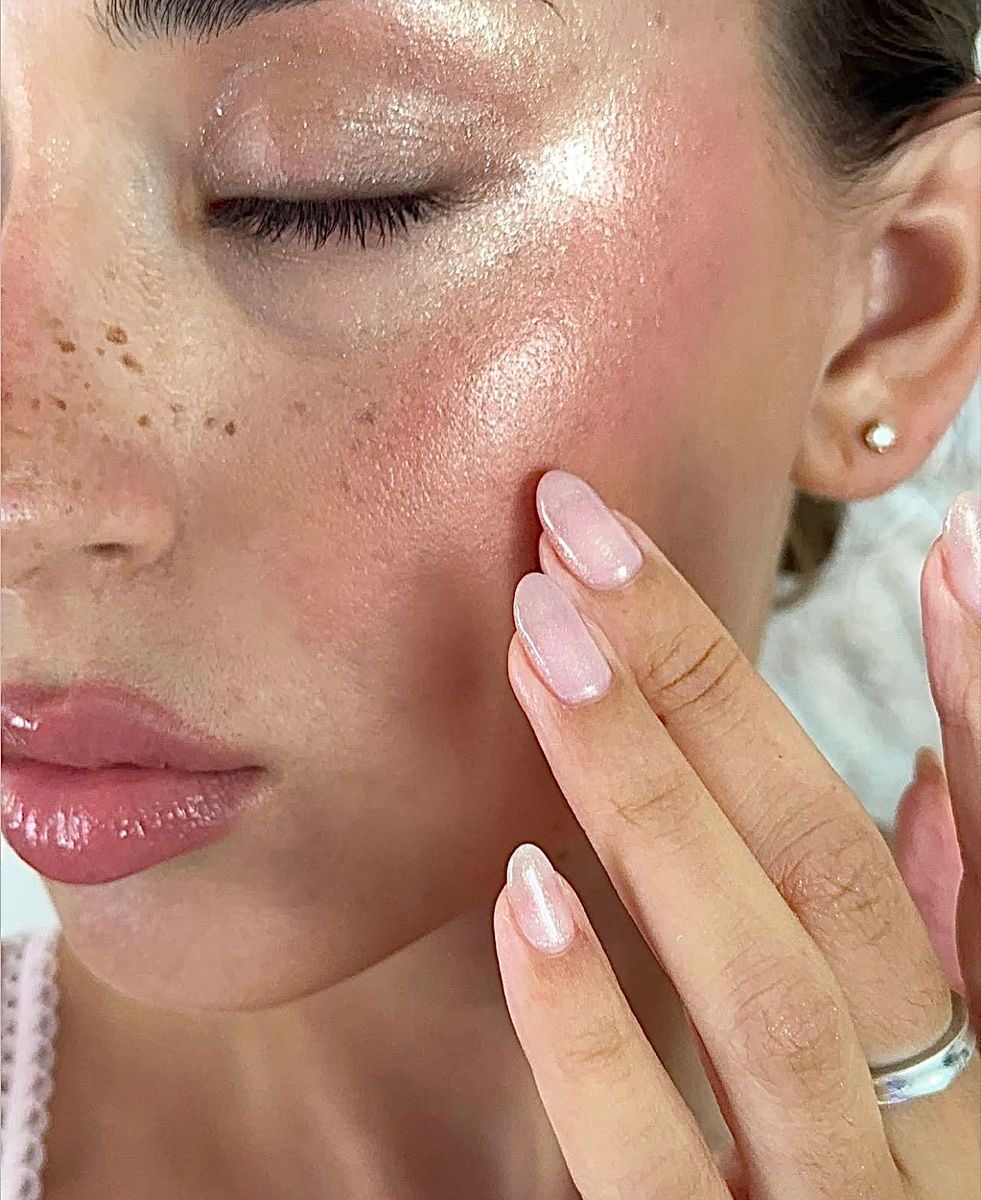 “Glow without the breakout ✨ Makeup made for acne-prone skin 💄” cover photo collage
