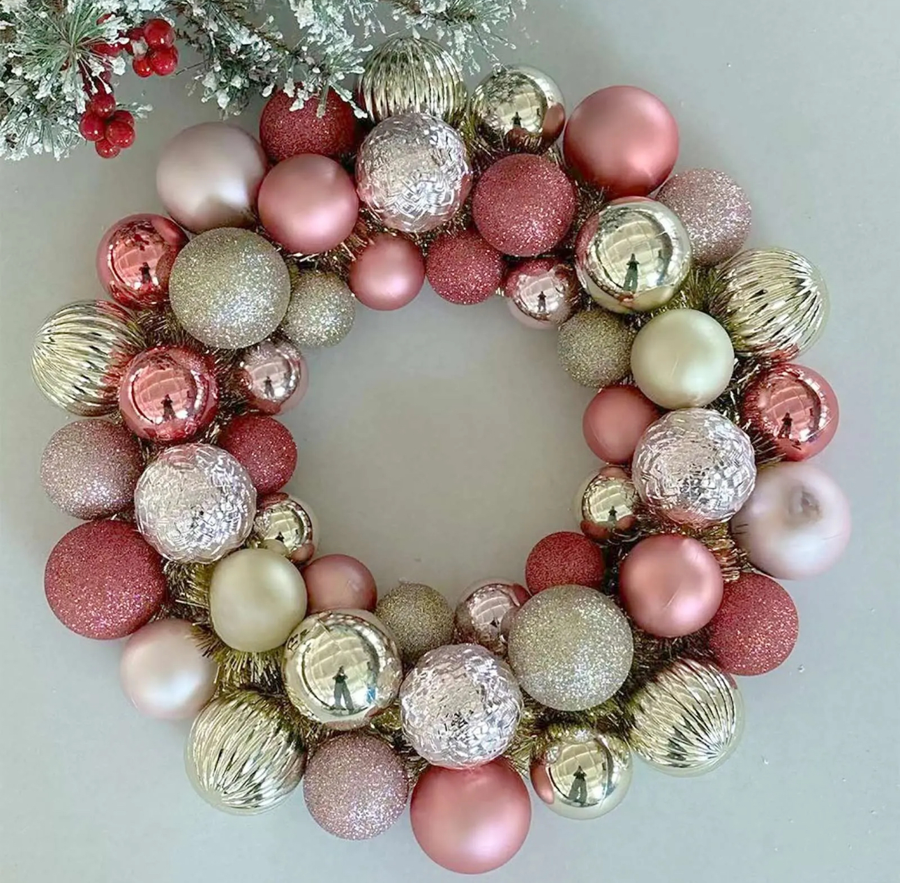 A Very Pink Christmas cover photo collage