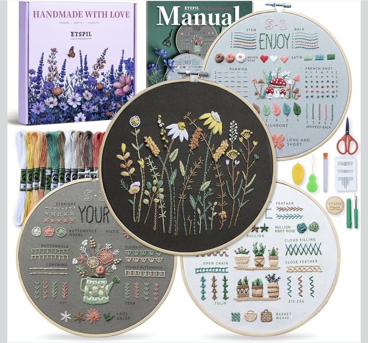 Embroidery 🪡 cover photo collage