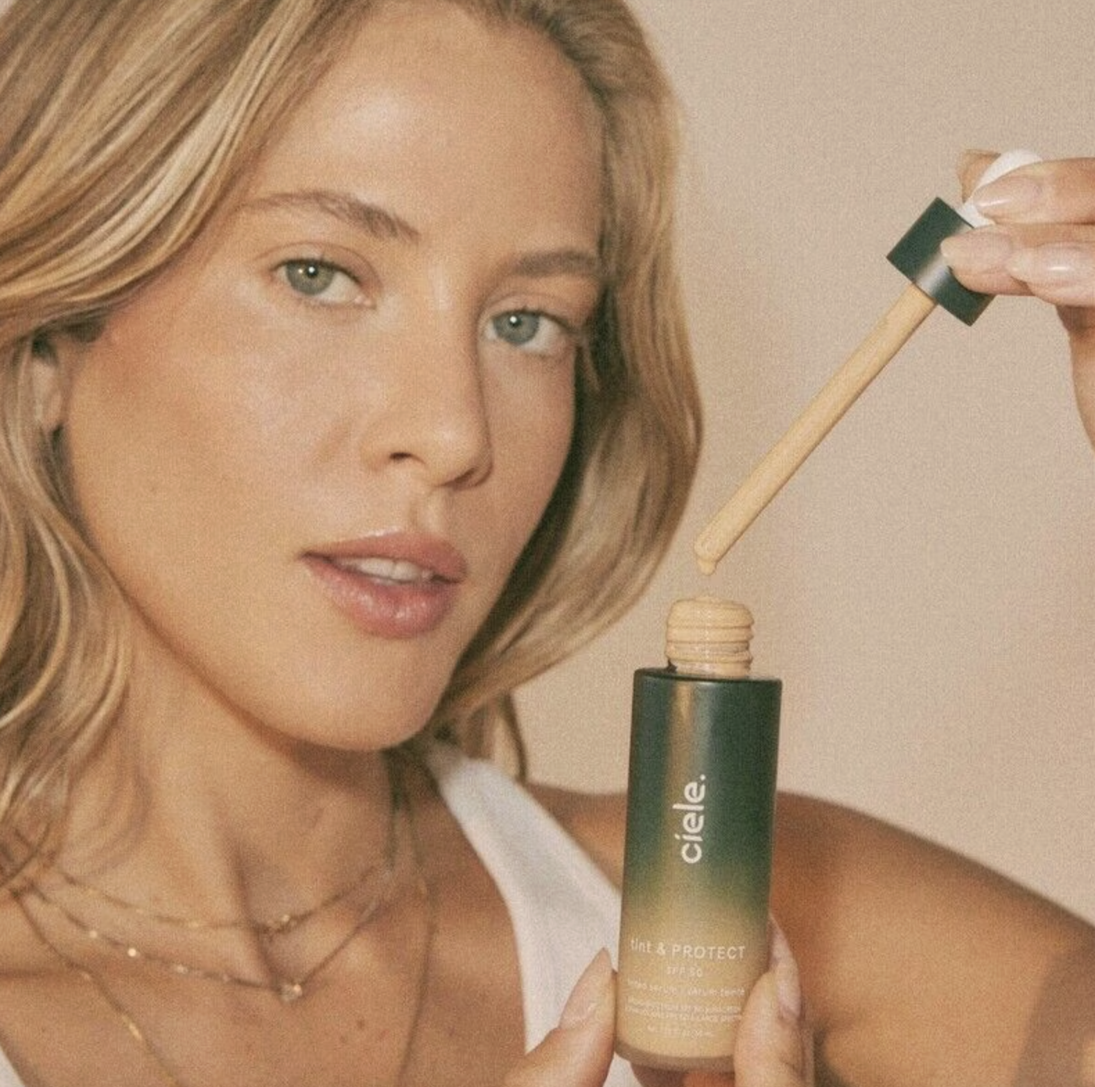 perfected everyday glowy makeup routine cover photo collage