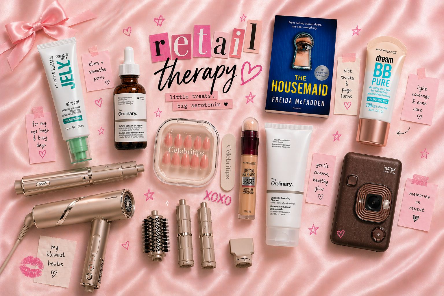 Retail therapy cover photo collage