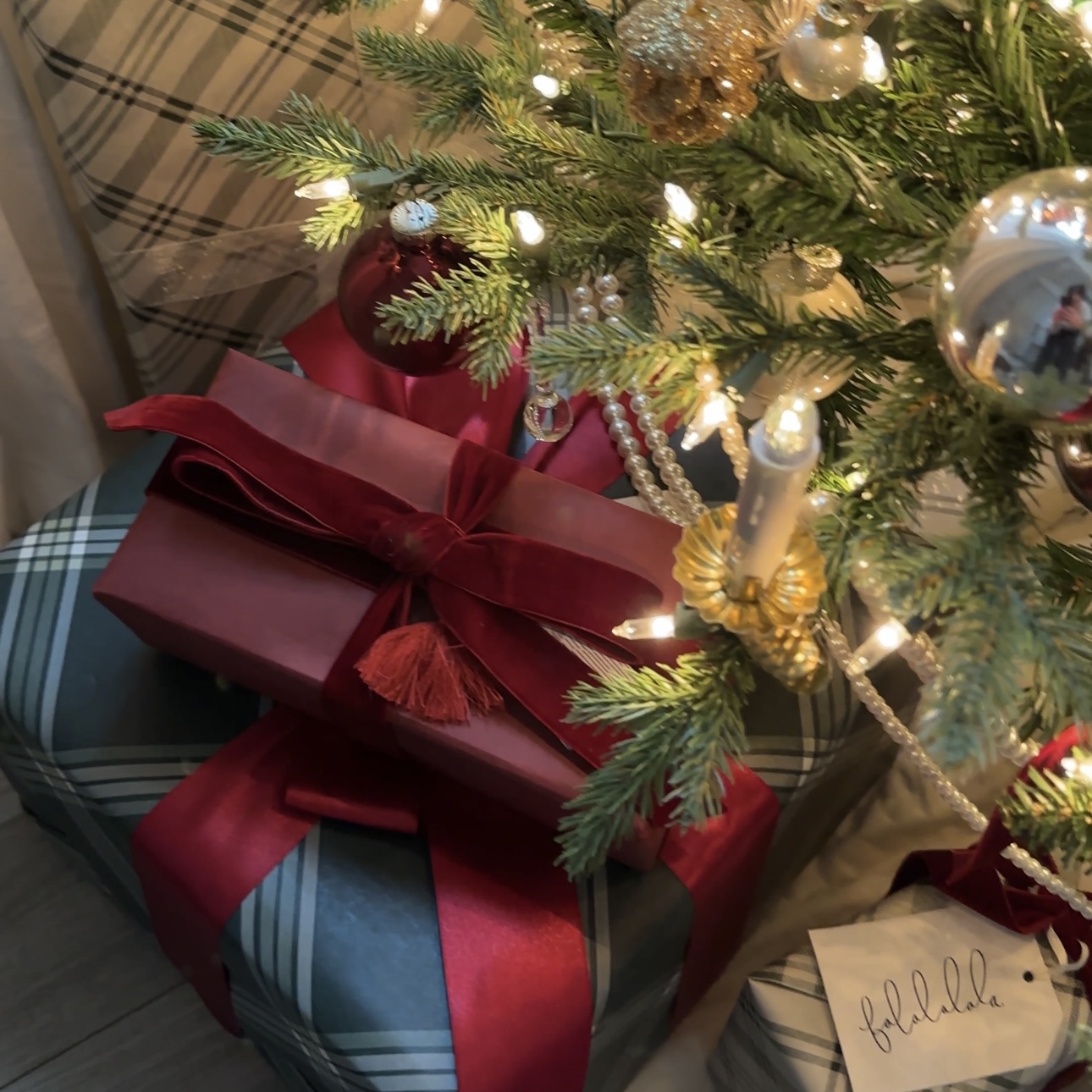 Classy & Traditional Holiday Gift Wrap cover photo collage