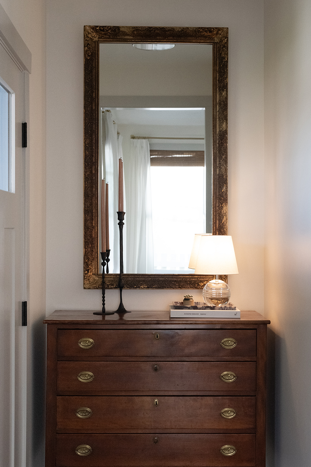 Vintage Entryway Makeover cover photo collage