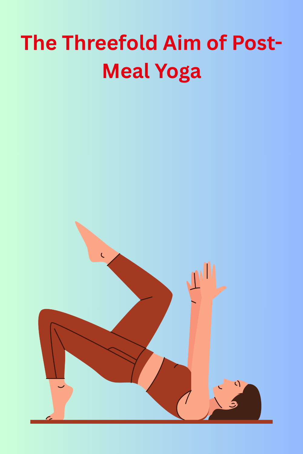 THE AFTER-MEAL RESET: A COMPLETE GUIDE TO YOGA FOR DIGESTION AND ENERGY cover photo collage