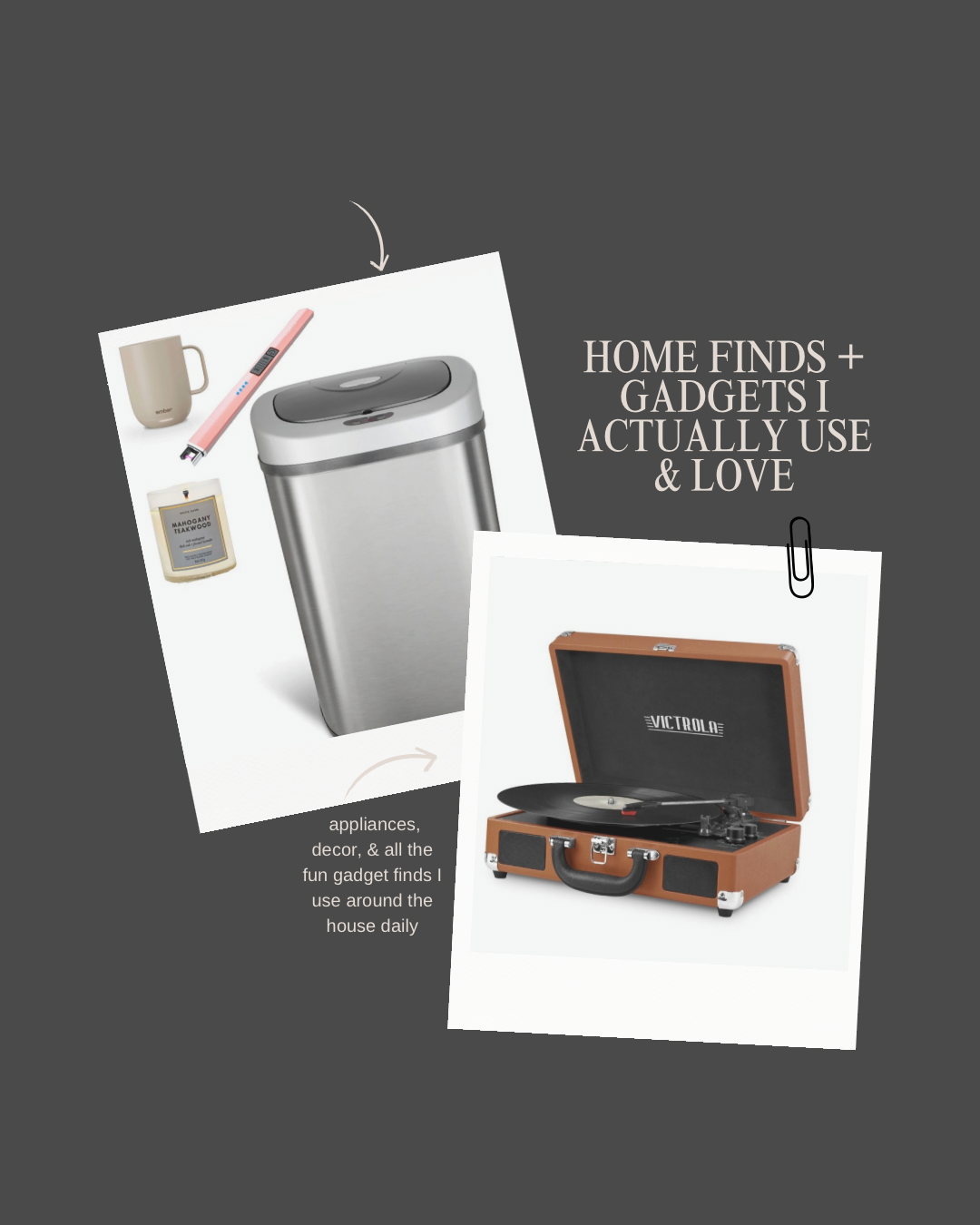 Home finds + gadgets I actually use & love cover photo collage
