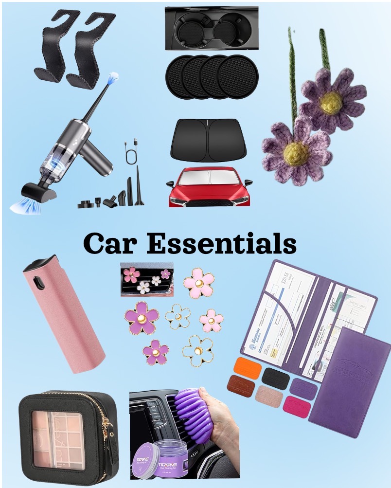 Car Essentials cover photo collage