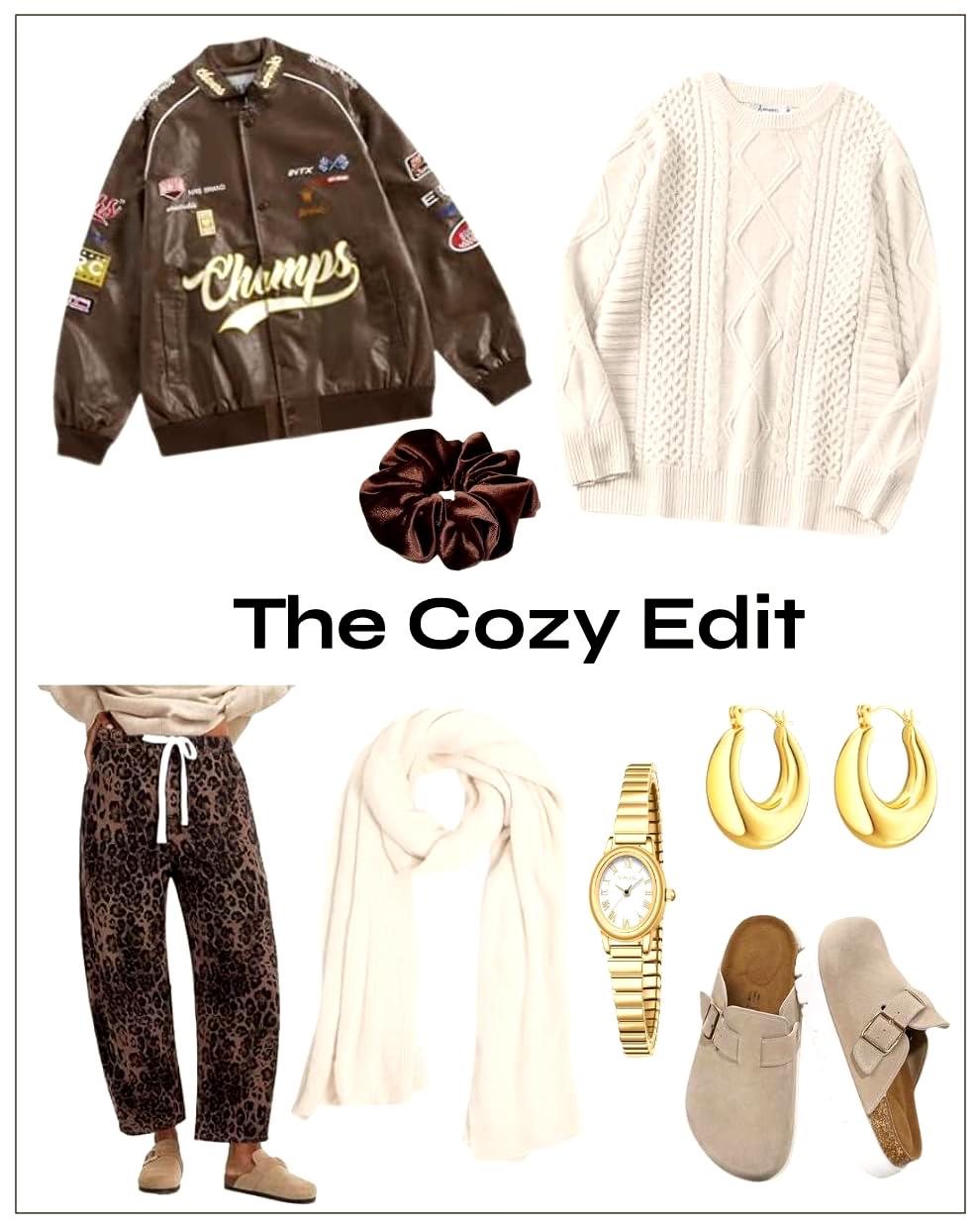 Winter OOTD - Full Outfits (Cozy Chic) cover photo collage