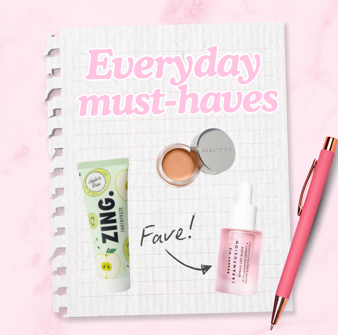 My everyday must-haves cover photo collage