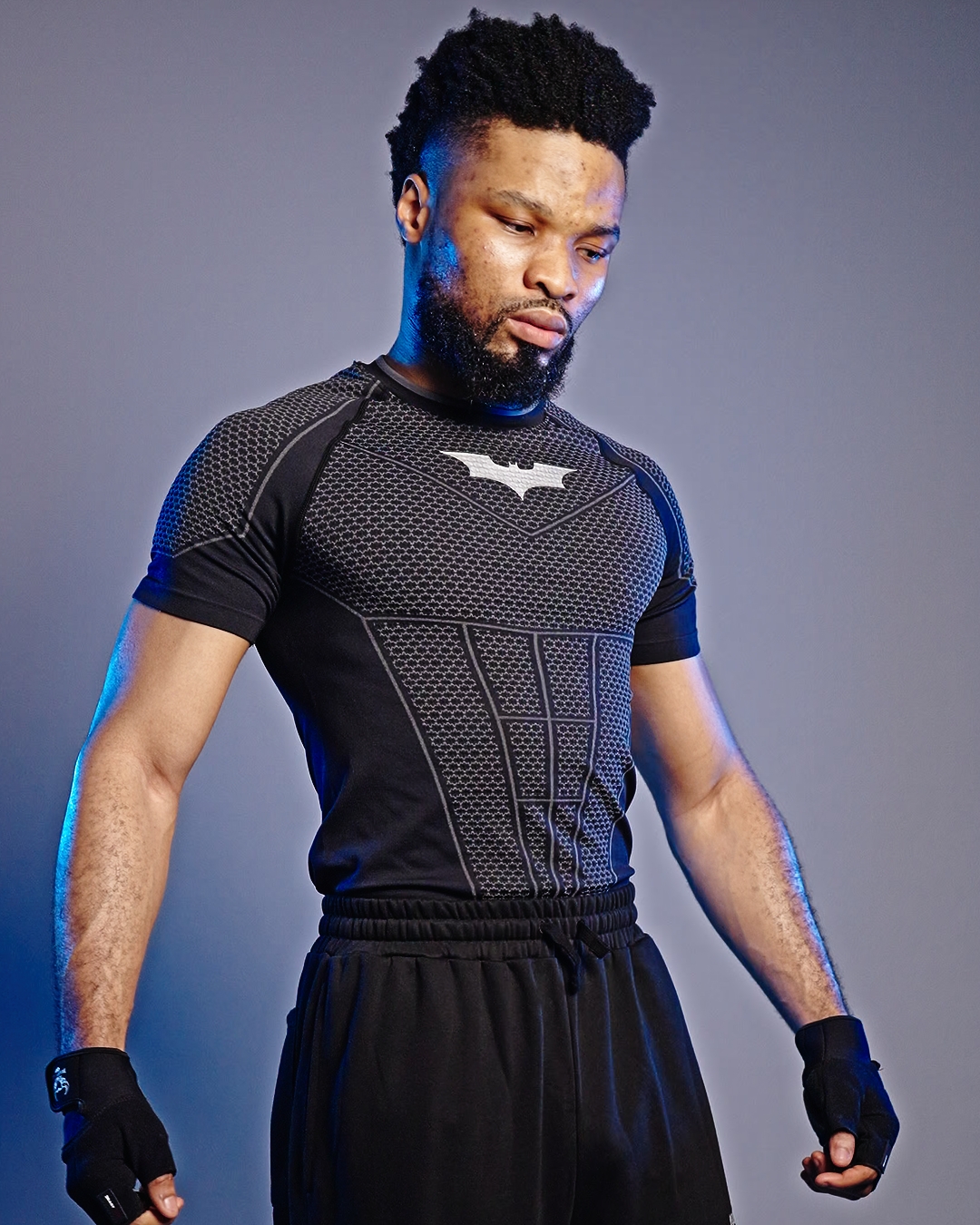 YoungLA Batman 'Vengeance' Gym Loadout cover photo collage