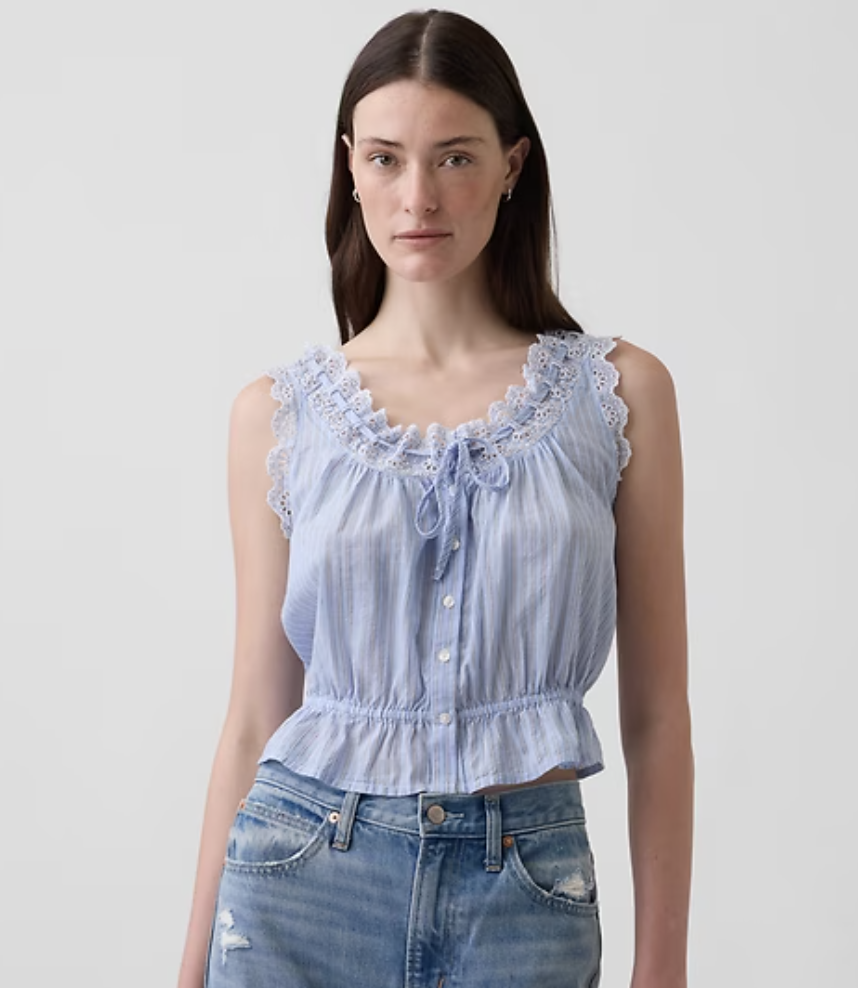 Gap Summer 2026 Natural Fiber Finds cover photo collage