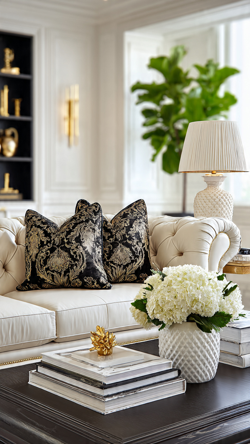 ✨ Elegant Neutral Living Room (Shop The Look) cover photo collage