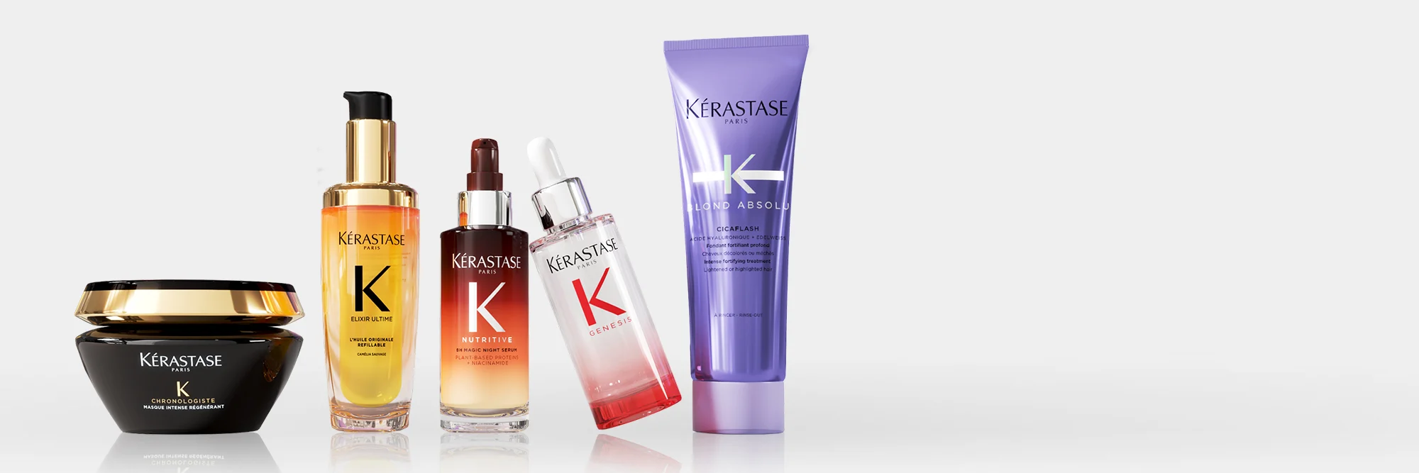 Hair serums and shampoos+conditioners 🔍 cover photo collage