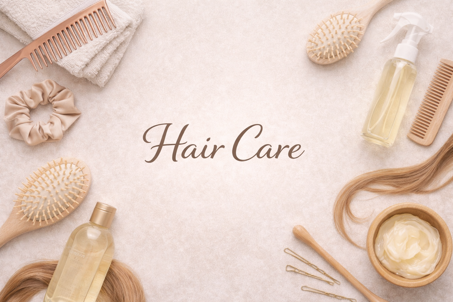 Hair Care That Actually Works cover photo collage