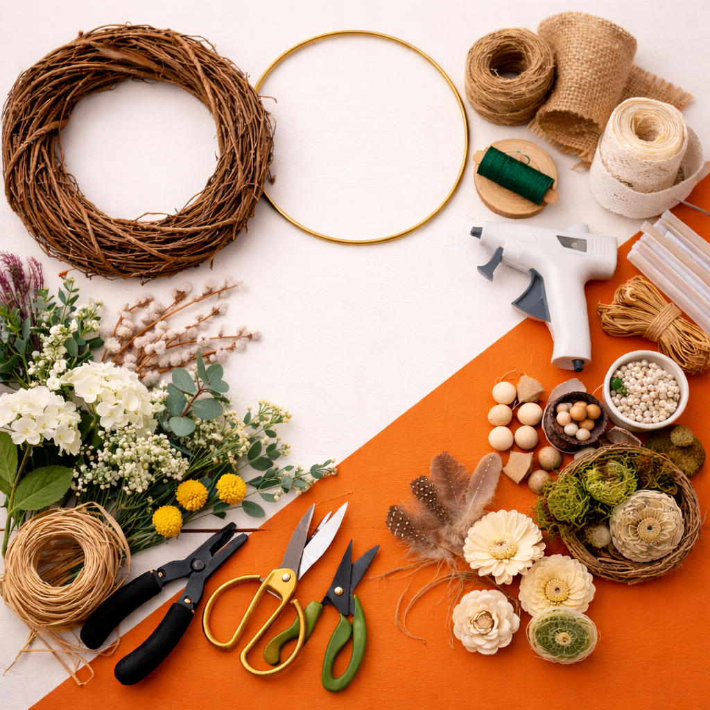 Wreath Craft Supplies I Use cover photo collage