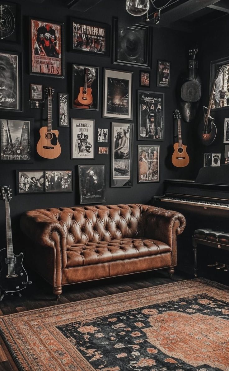 Dream Rock ’n’ Roll Room Essentials 🎸🖤 cover photo collage