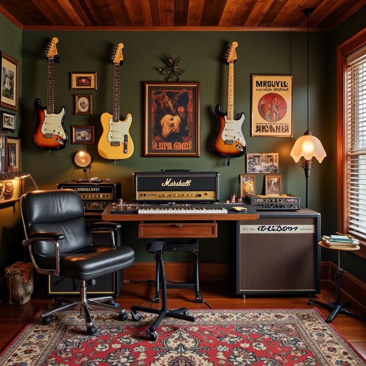 Dream Rock ’n’ Roll Room Essentials 🎸🖤 cover photo collage