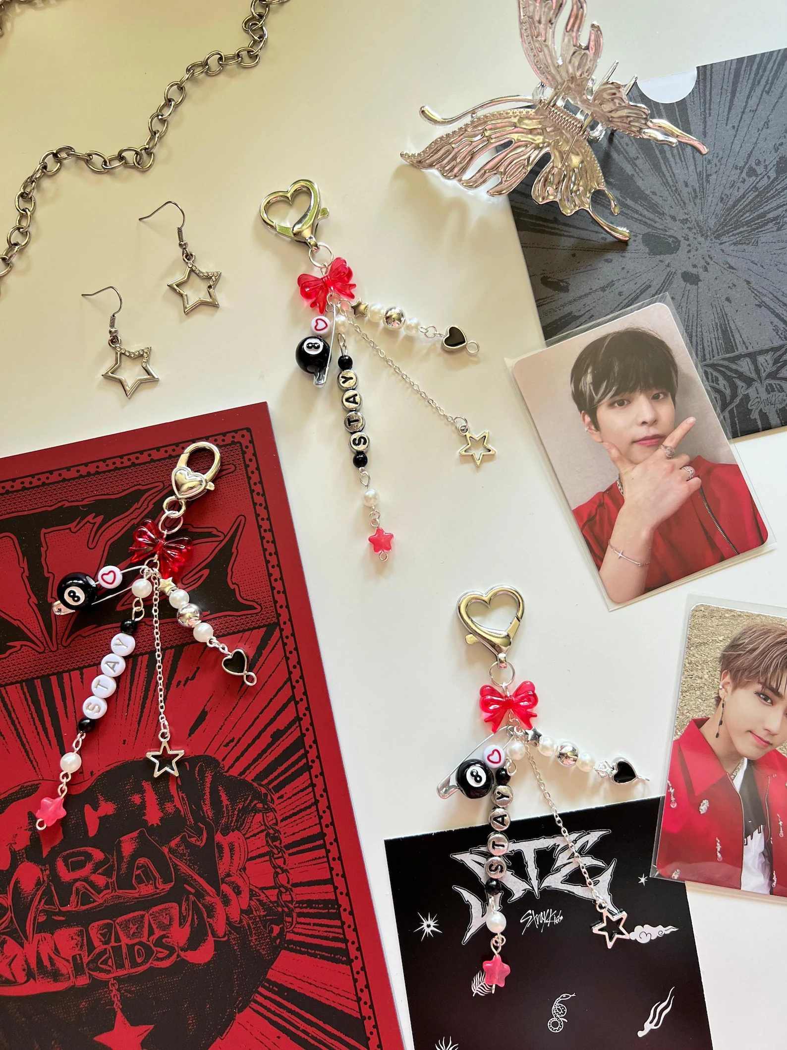 Stray Kids ⋆˚꩜｡ cover photo collage