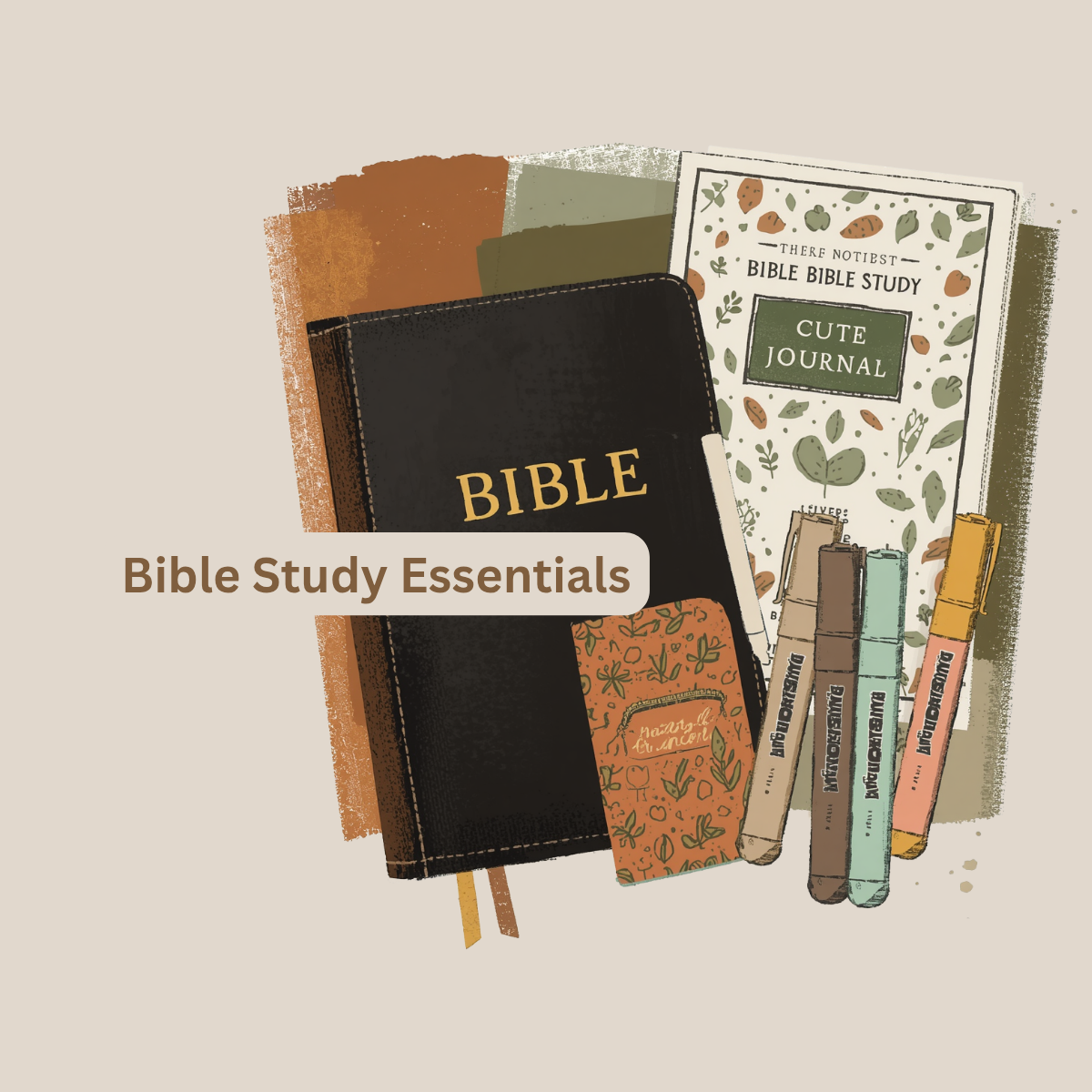 Your next bible study essentials cover photo collage