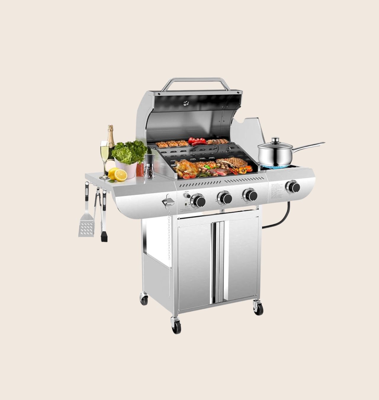 Grill, Chill, & Repeat: The Summer BBQ Hosting Edit cover photo collage