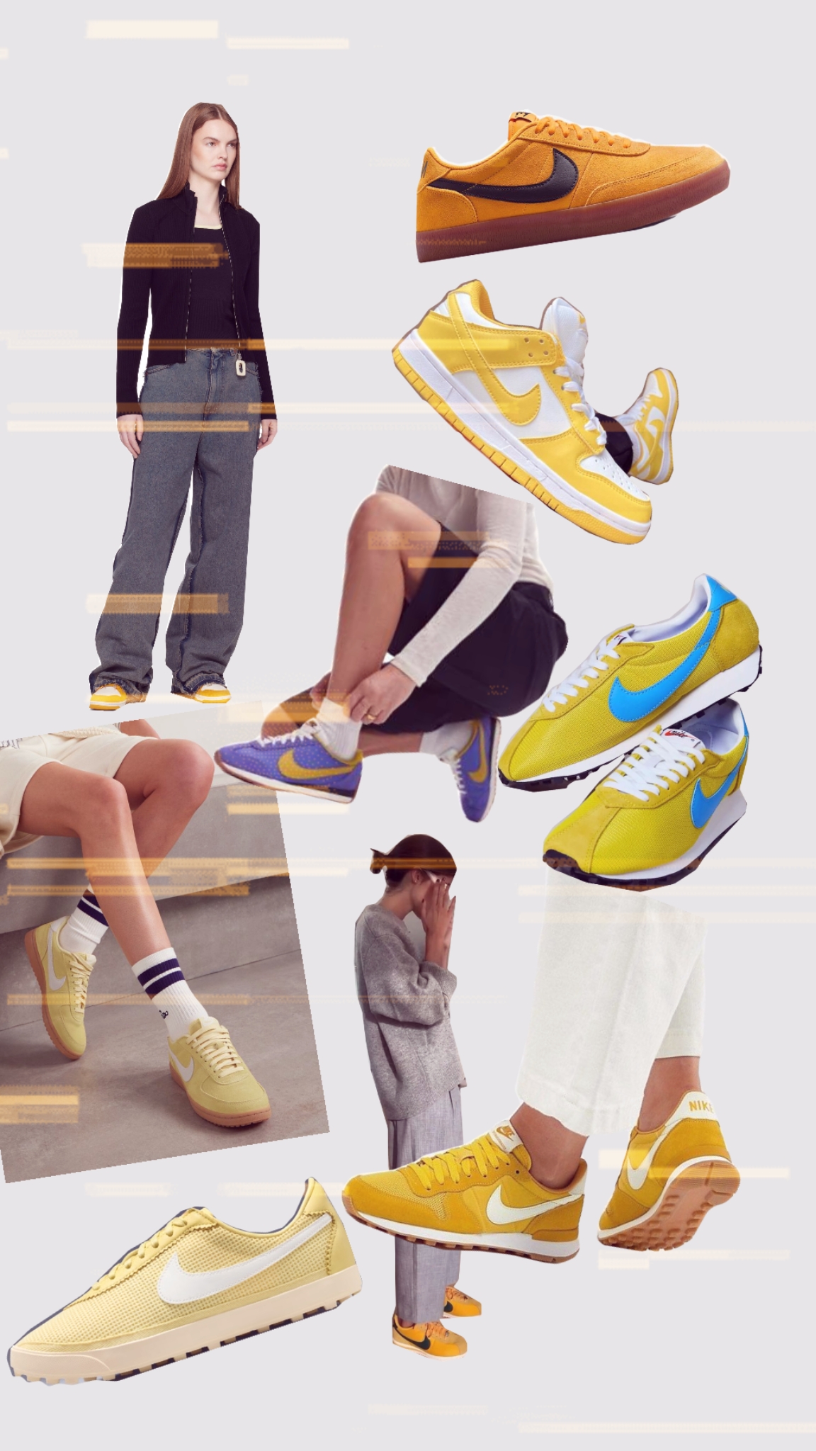 Sun-Drenched Style: Top Yellow Kicks Picks | Summer Fashion cover photo collage