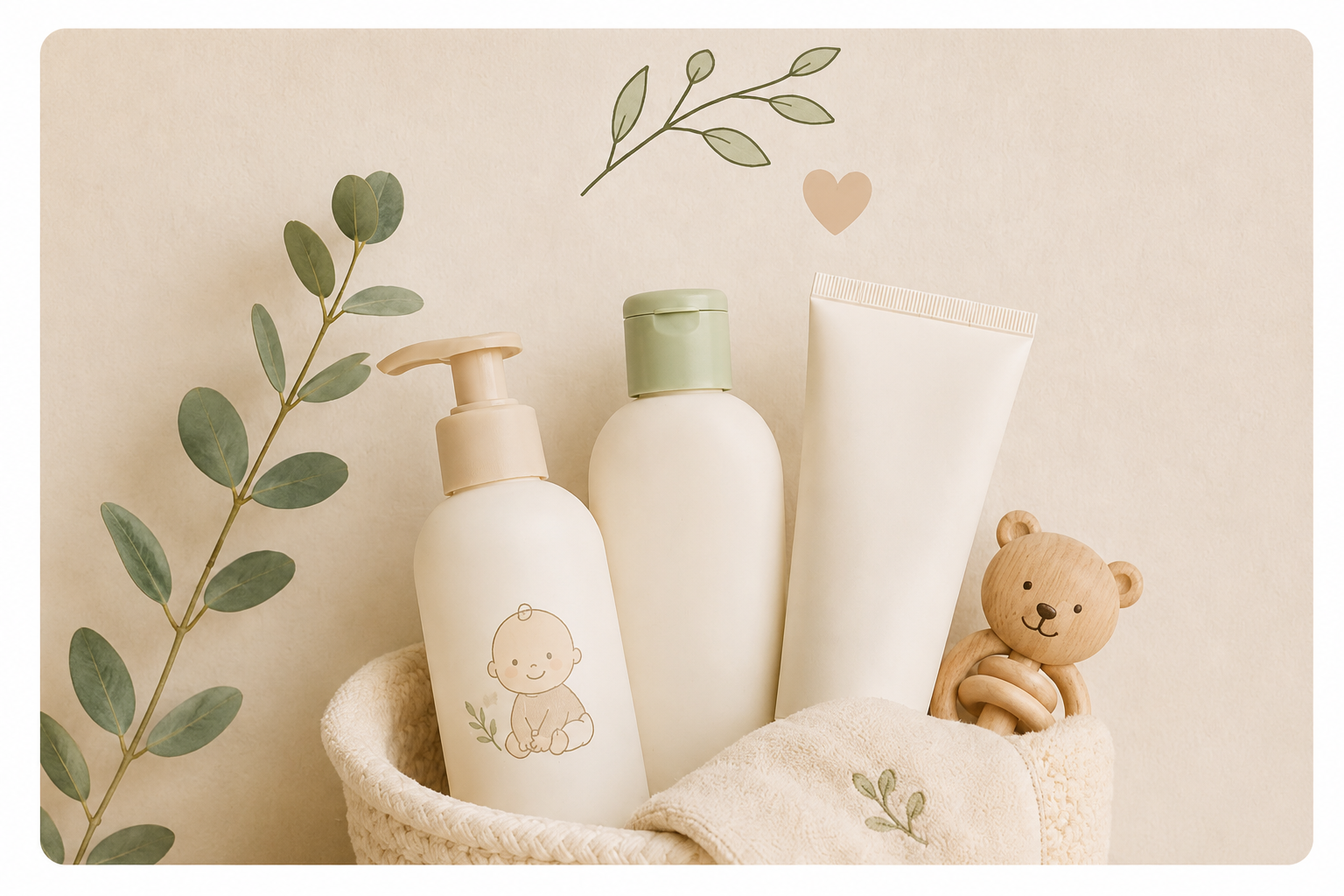 Gentle Care for Little Ones cover photo collage