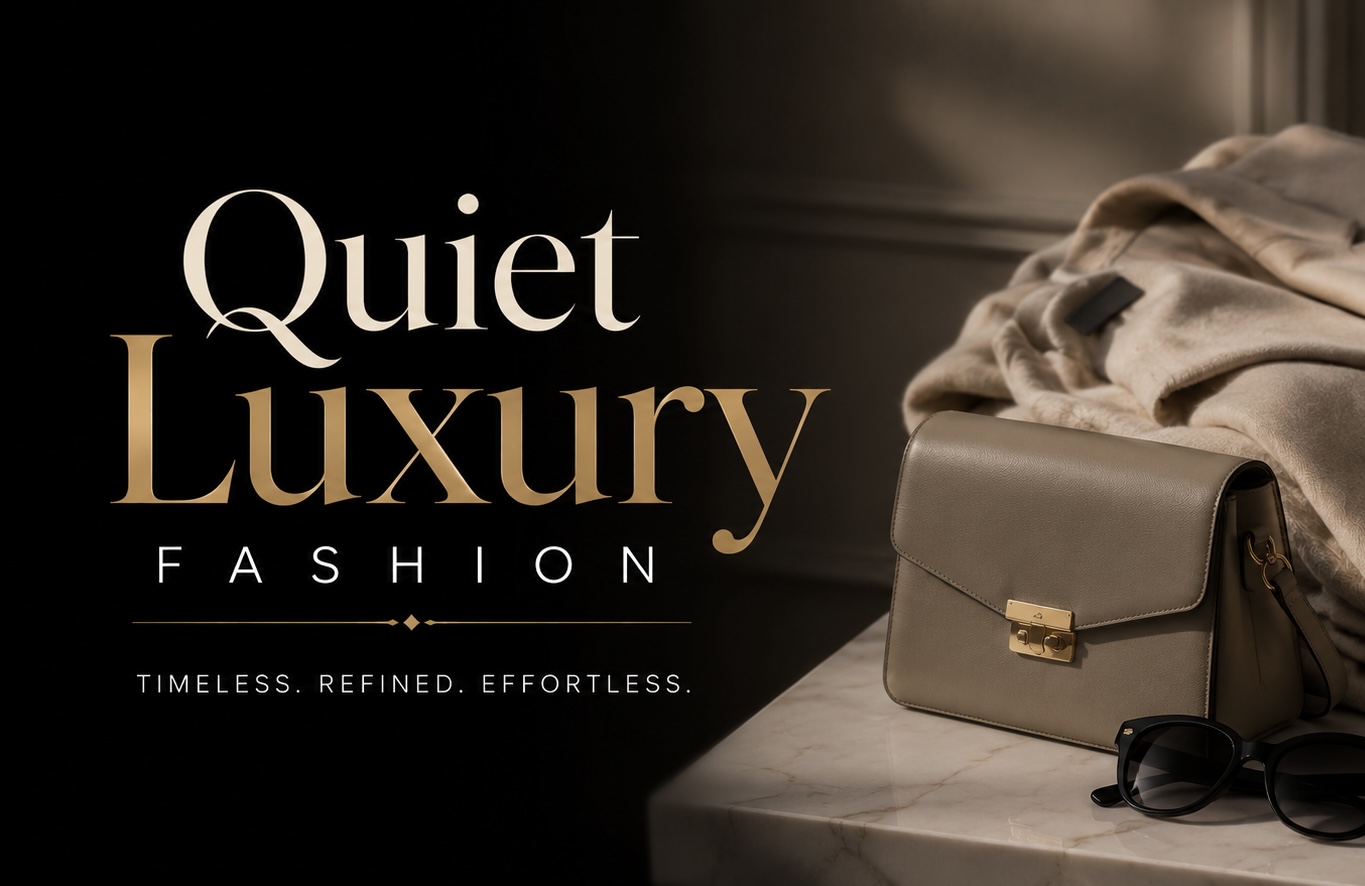Quiet Luxury Fashion Summer Collection cover photo collage