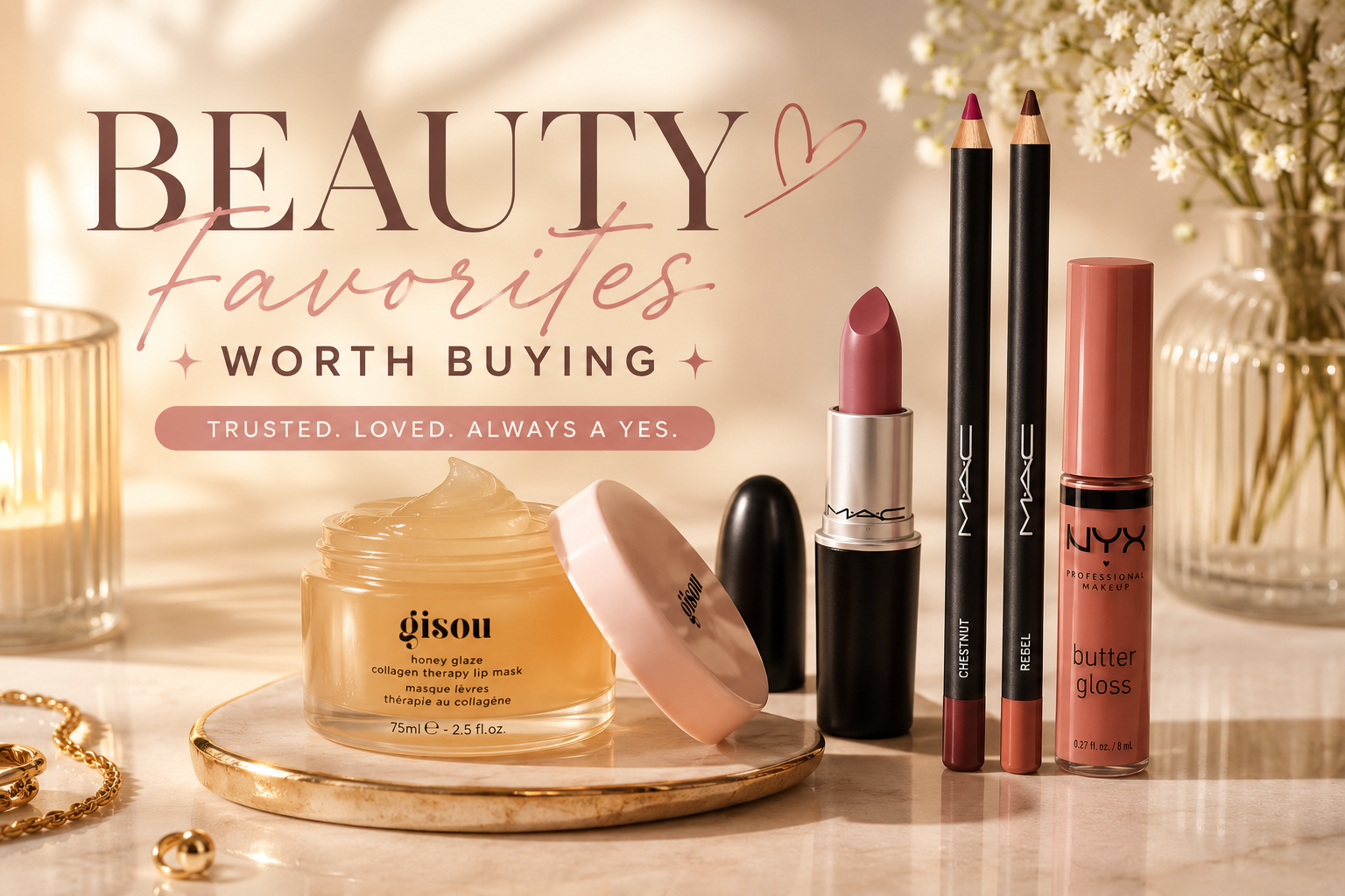 My Beauty Favorites That’s Worth Buying ♥️ cover photo collage