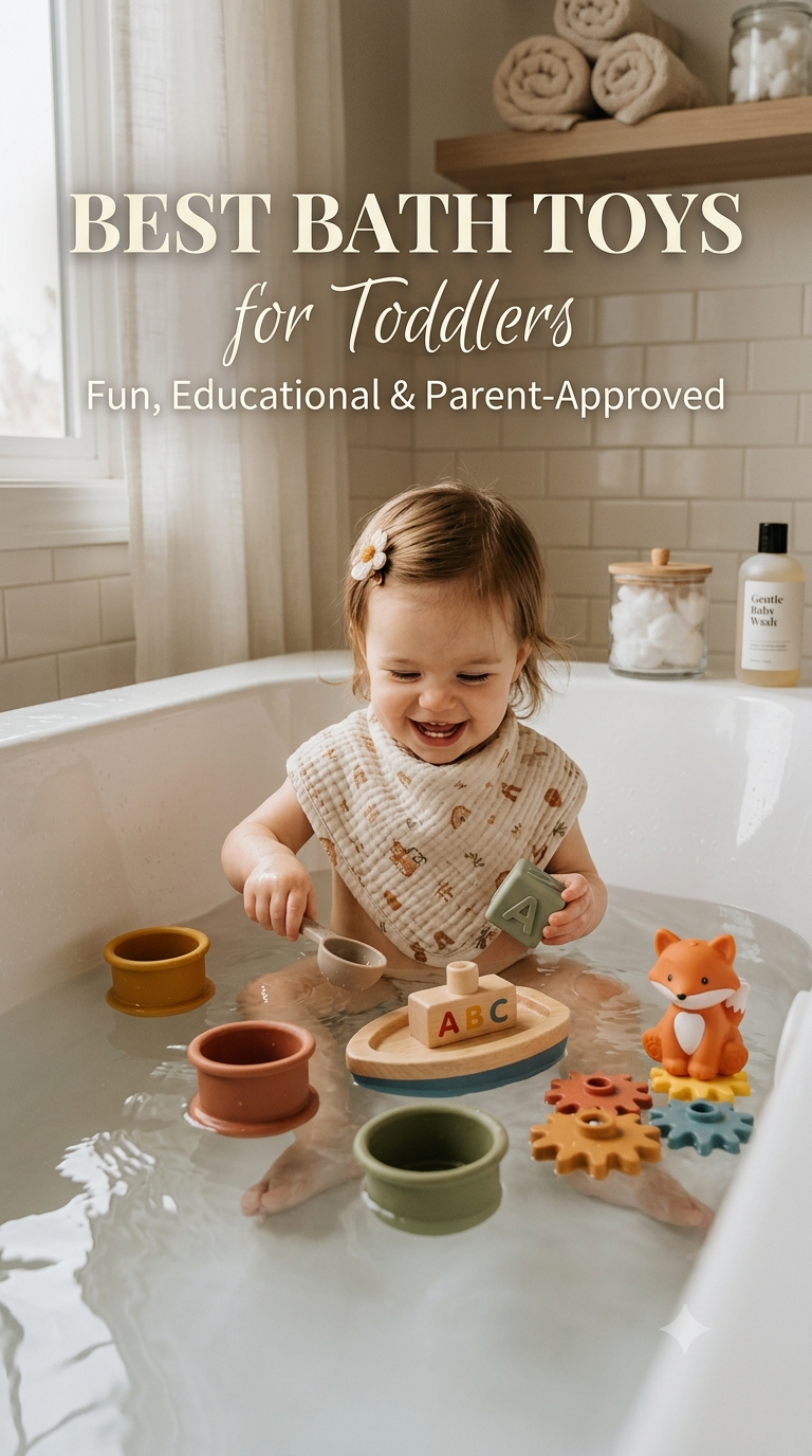 Best Mold-Free Bath Toys for Toddlers (Fun, Educational & Parent-Approved) cover photo collage