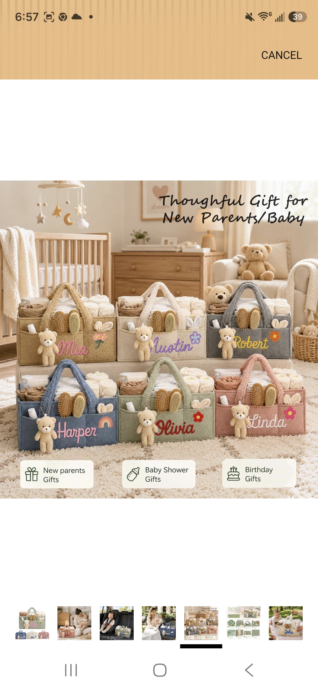 The ultimate baby shower gift guide! cover photo collage