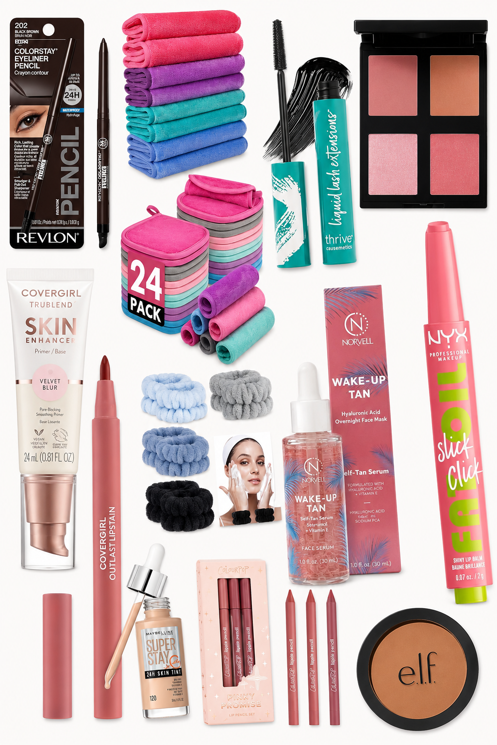 Hair | Makeup | Skincare cover photo collage