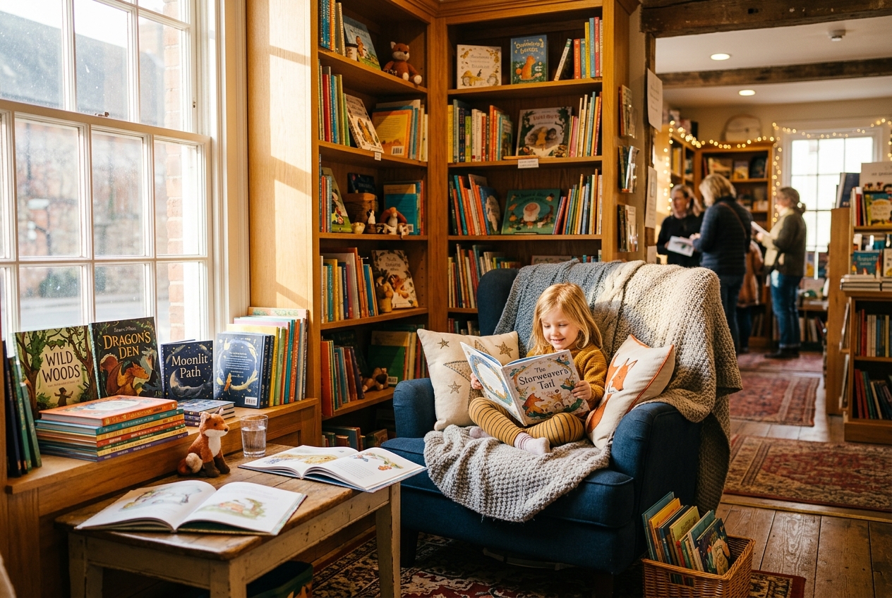 15 Inspiring Children's Books From Indie Bookstores That Spark Big Imaginations. cover photo collage