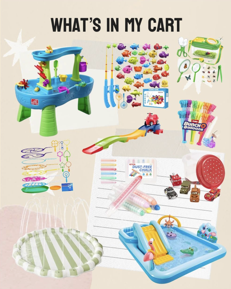 Summer Outdoor Toys & Activities for Toddlers cover photo collage