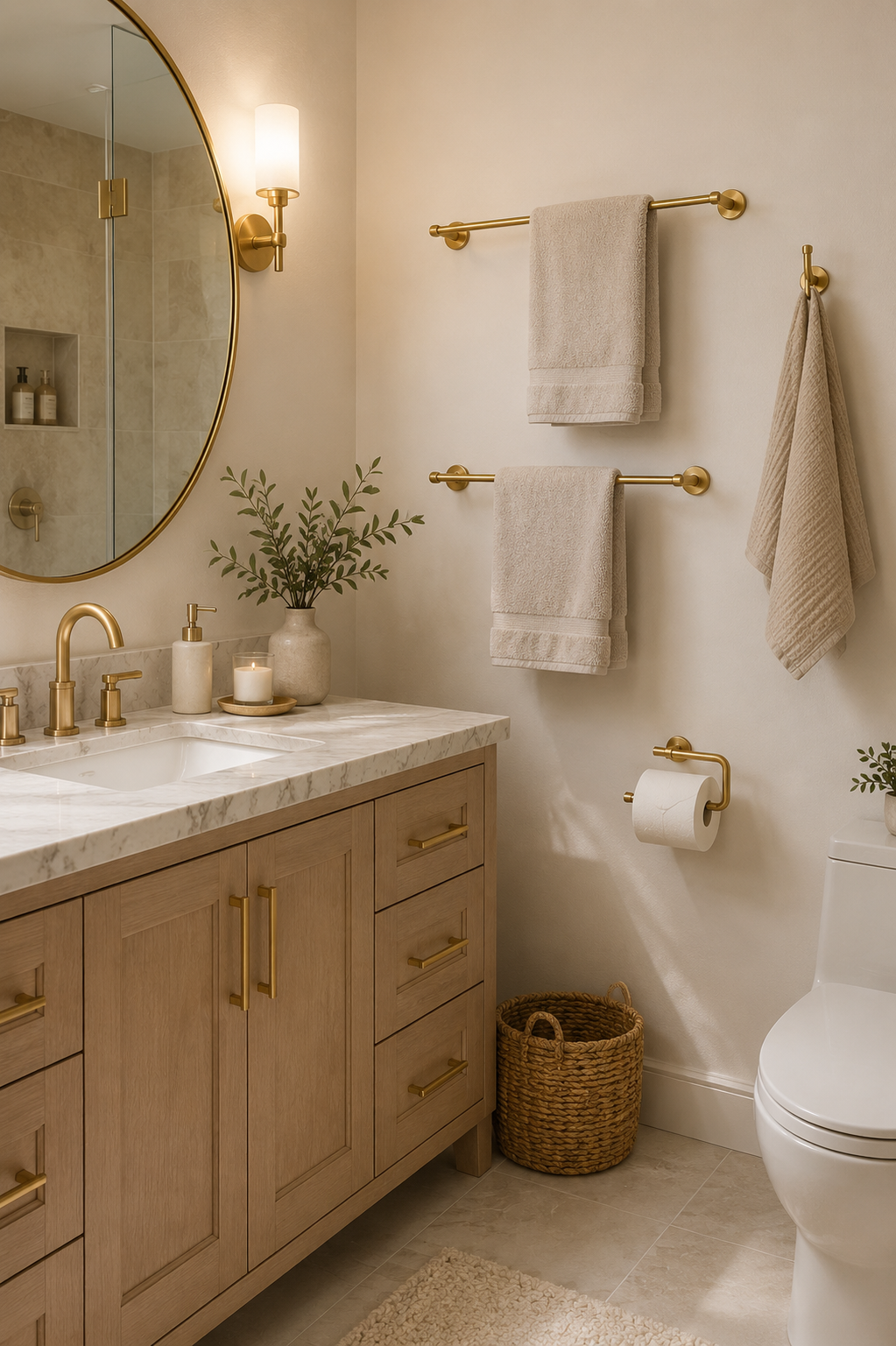 Bathroom Essentials cover photo collage