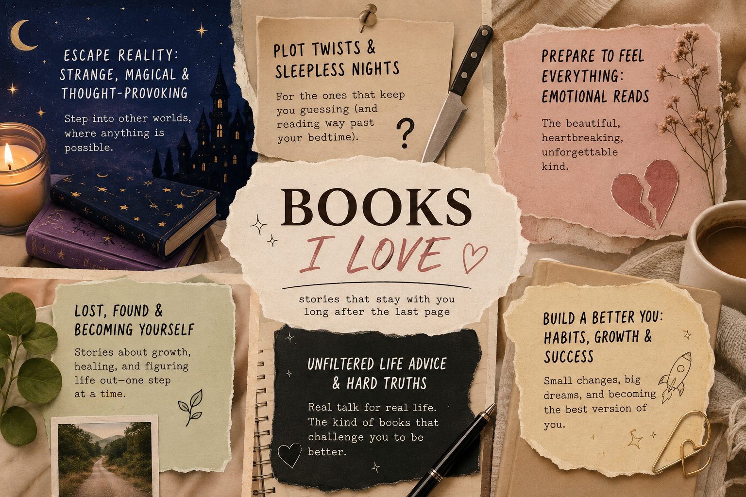 Try and read this FAVE books of mine 😍 cover photo collage
