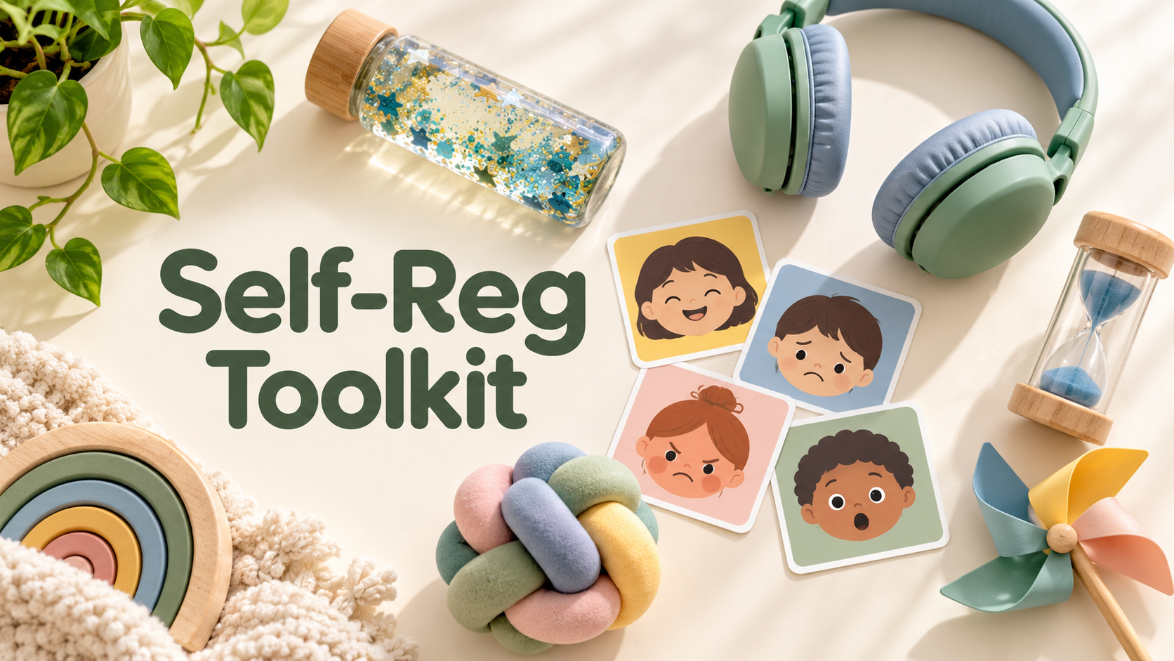 Self regulation toolkit for kids cover photo collage
