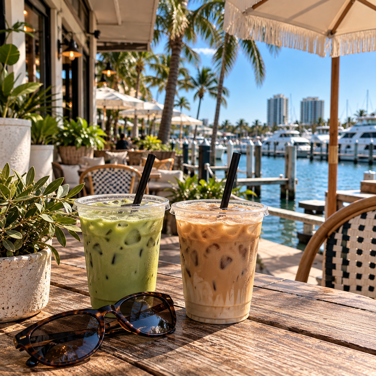 St. Pete Coffee + Matcha Spots cover photo collage