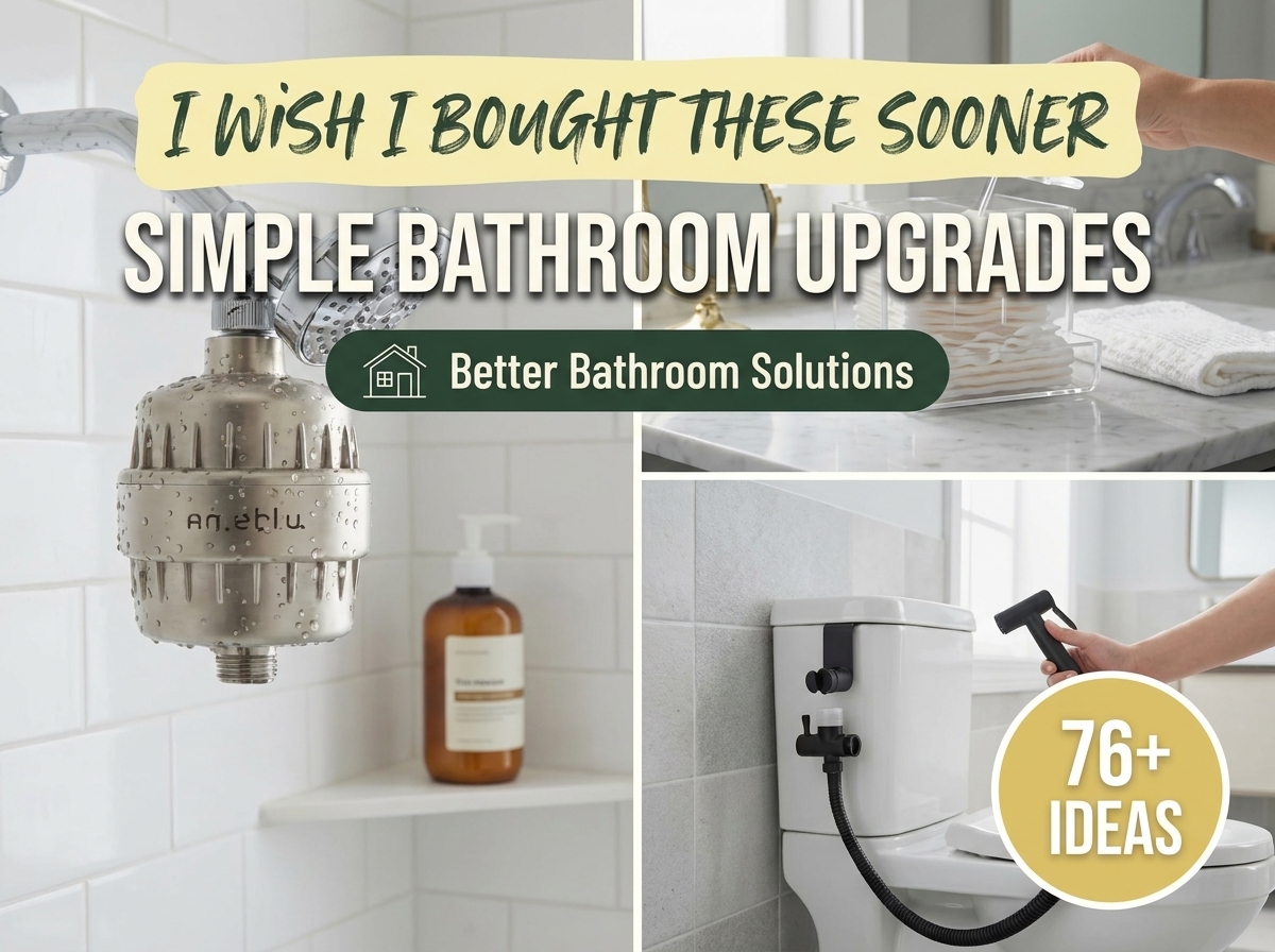 Bathroom Upgrades I Regret Not Buying Earlier 🚿 cover photo collage