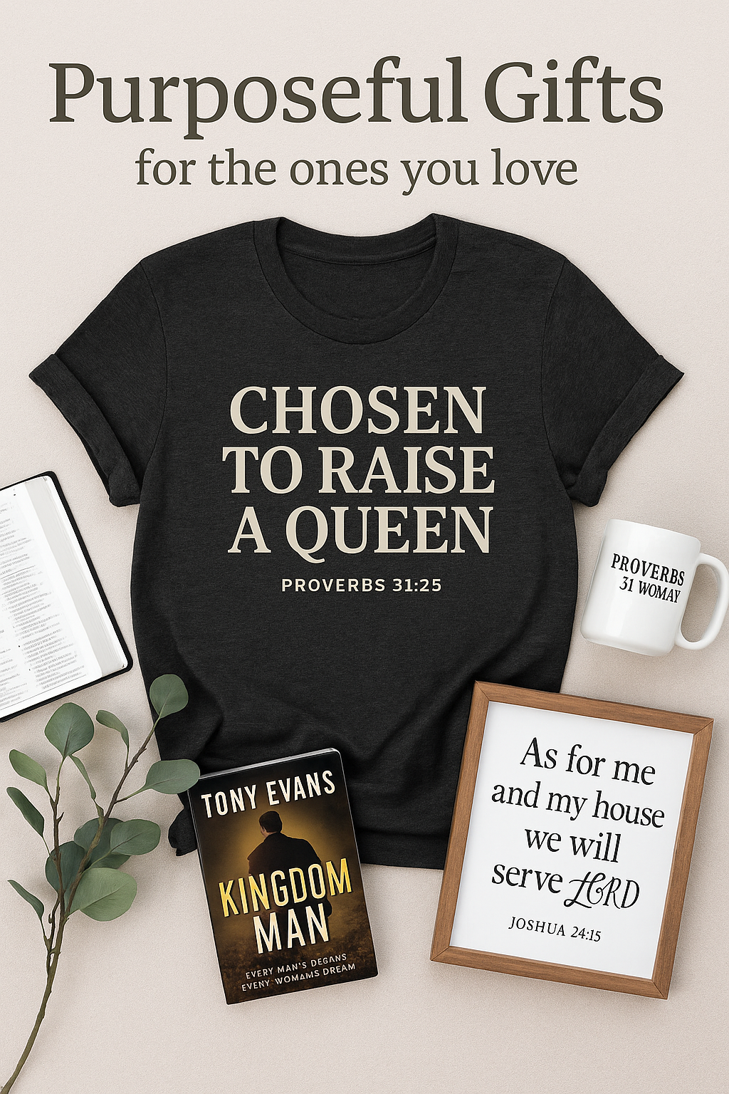 Faith- Filled Foundation: Christian Family Gifts That Inspire cover photo collage