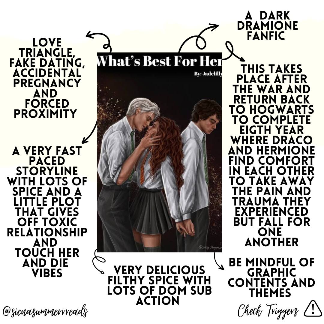 Dramione Fanfic Recommendations 📚, image size:1080x1080