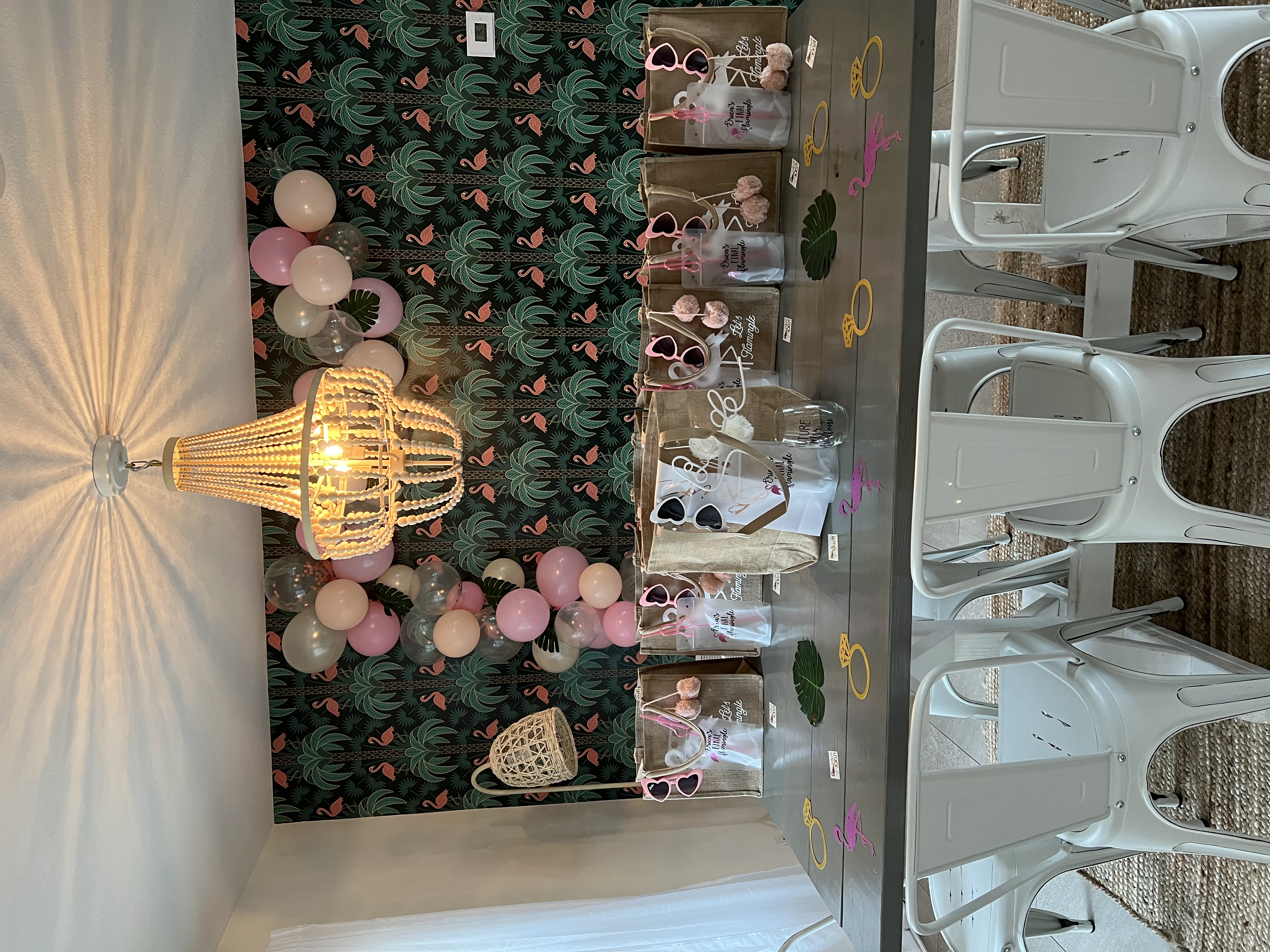 My Flamingo Themed Bachelorette Party cover photo collage