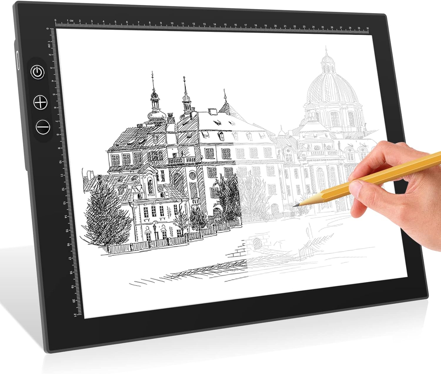 Portable A4 Tracing LED Copy Board Light Box, Ultra-Thin 5 Level Dimmable USB Power Artcraft LED - View #3