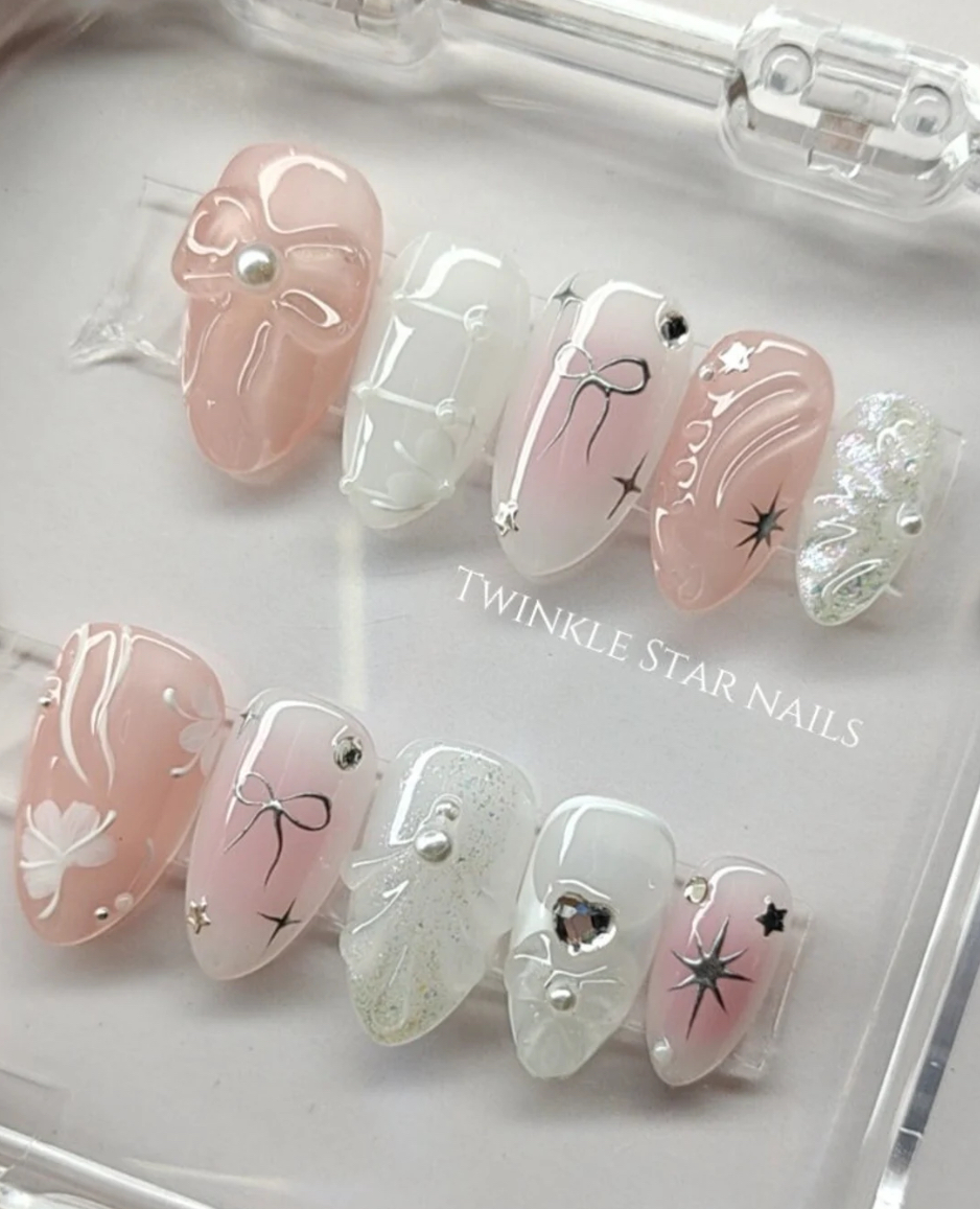 Cutest press on nail sets ever 💅 cover photo collage