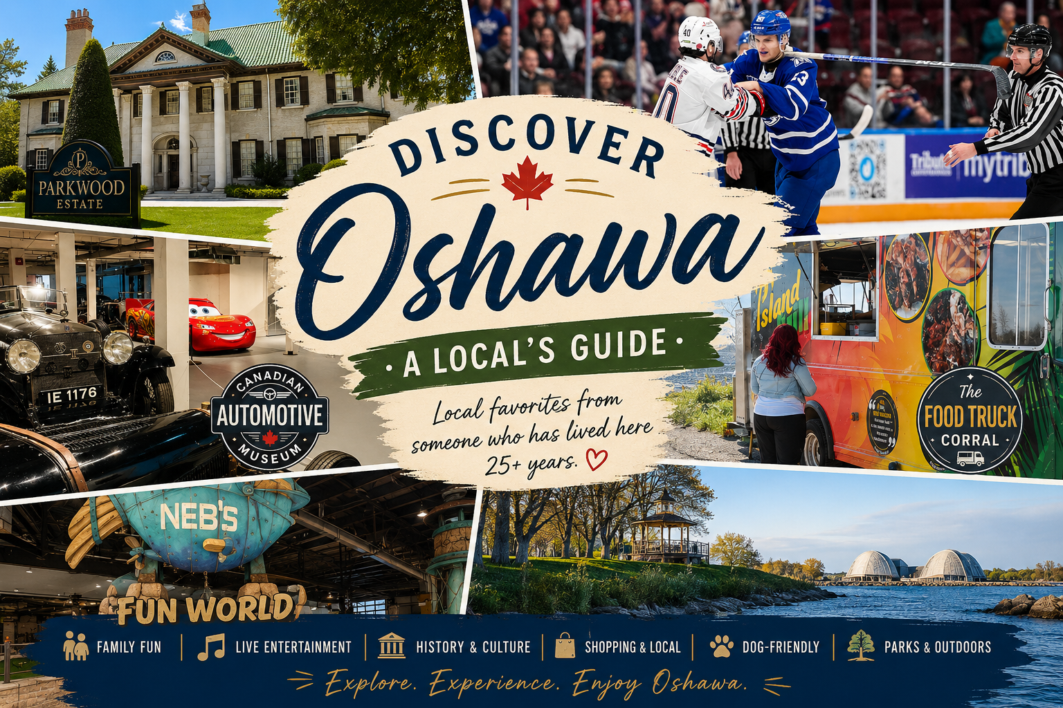 🍁 Discover Oshawa: A Local's Guide to the Best Things to Do cover photo collage