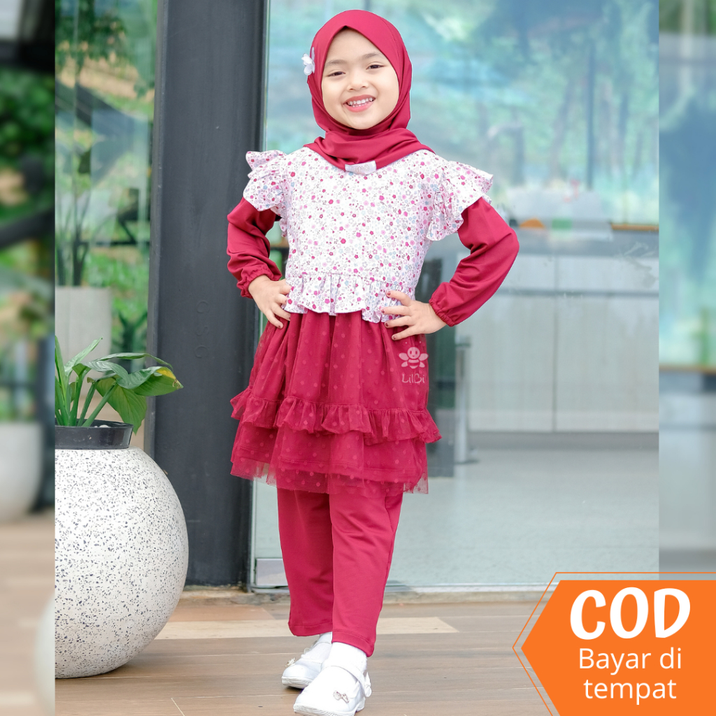 Inspirasi Outfit Merah Putih untuk Anak 🇲🇨 cover photo collage