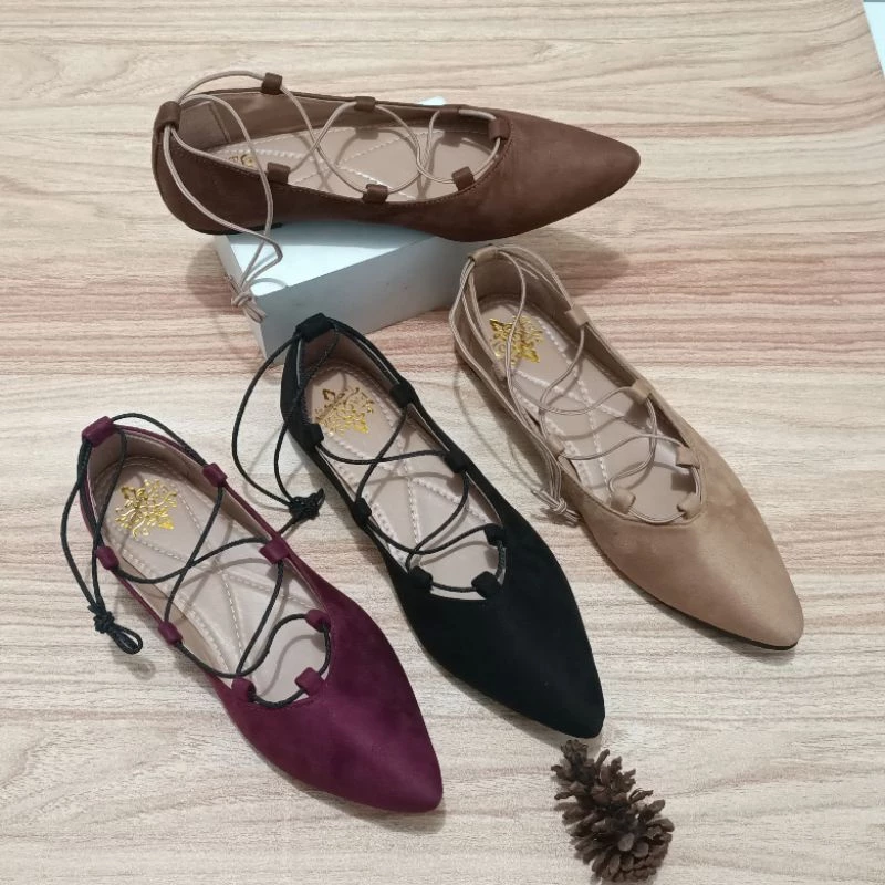 Sepatu Balerina Ala Pinterest cover photo collage