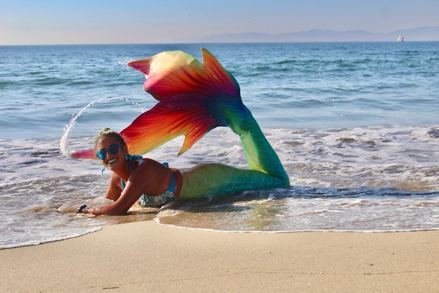 Mermaid vibes cover photo collage