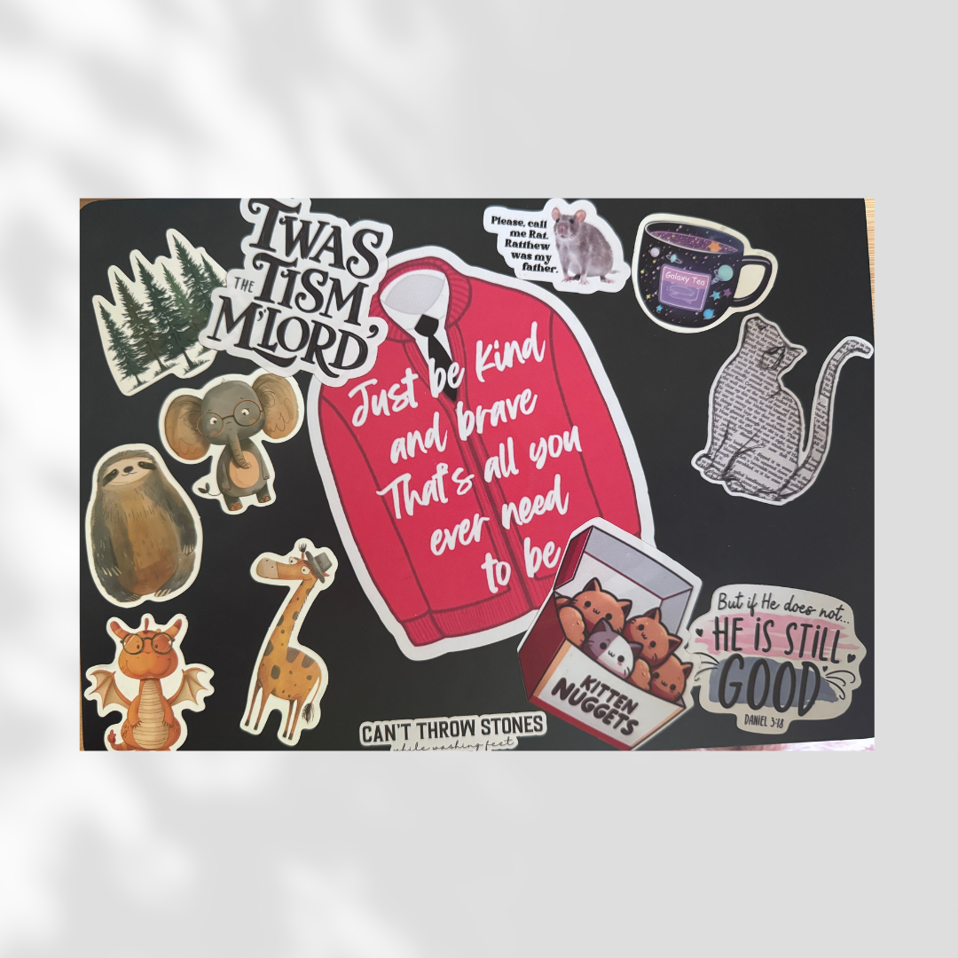 Stickers That Made Me Guffaw! cover photo collage