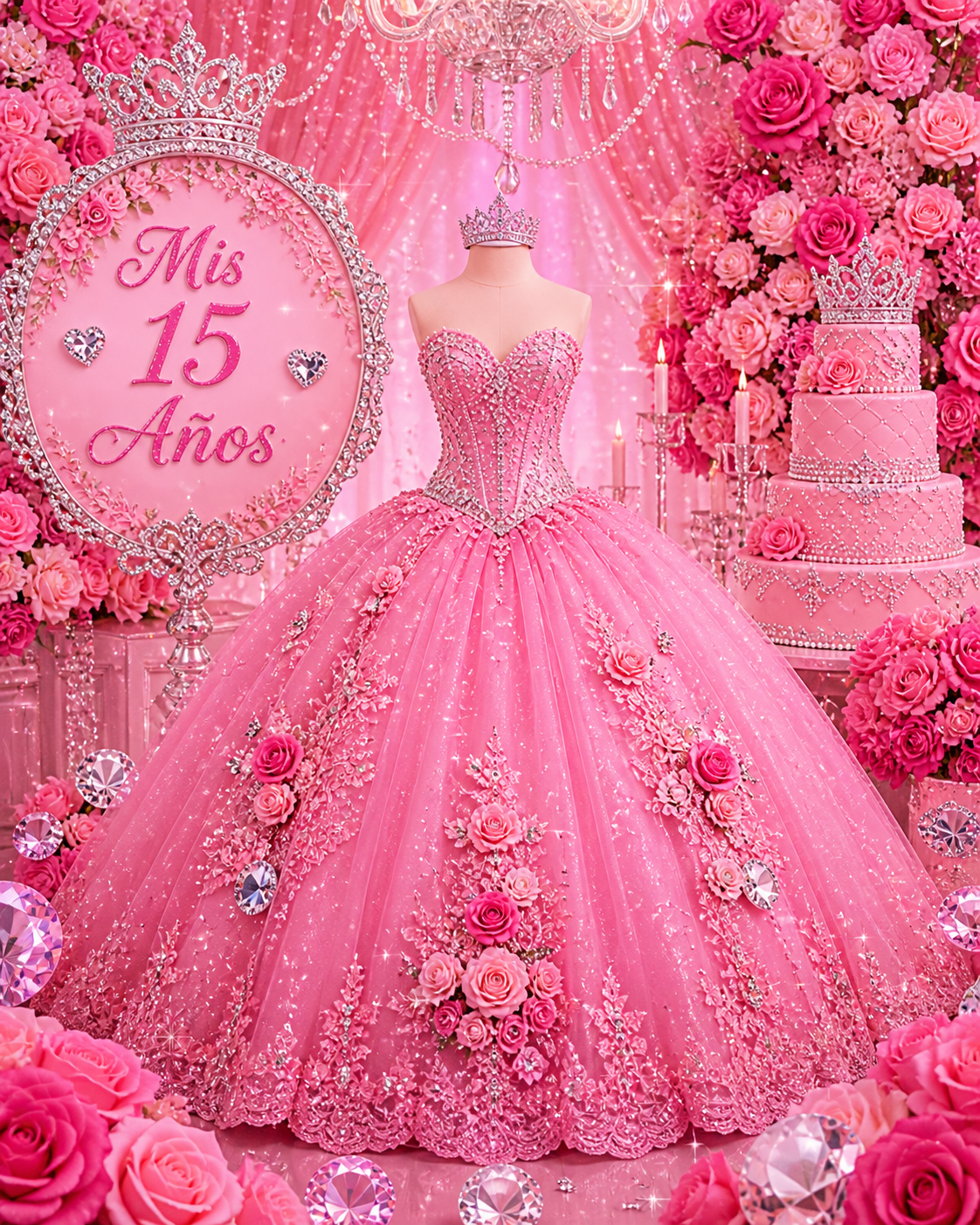 Budget Friendly Sweet 15 ideas  for your princess 👗💎✨ cover photo collage