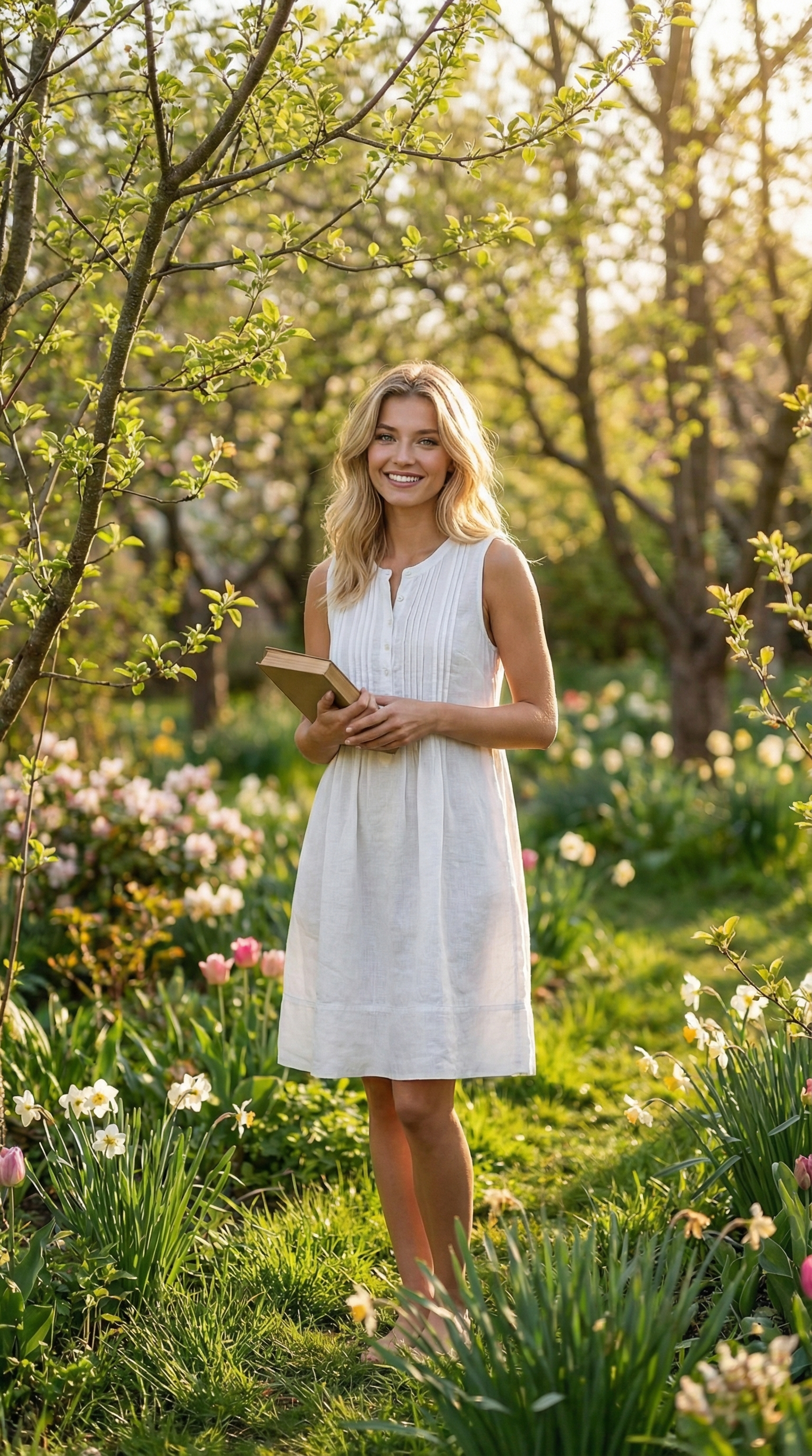 Quince Linen Sleeveless Swing Dress cover photo collage