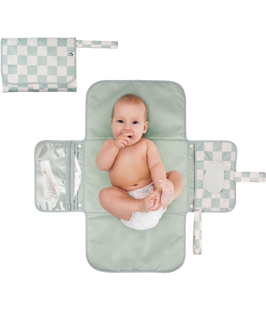 What's in my baby's diaper bag? cover photo collage